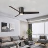 IMMAX NEO LITE FRESH SMART LED stropní svítidlo s ventilátorem 18W/40W Wi-Fi černé, TUYA