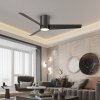 IMMAX NEO LITE FRESH SMART LED stropní svítidlo s ventilátorem 18W/40W Wi-Fi černé, TUYA