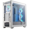 MSI skříň MPG GUNGNIR 300R AIRFLOW WHITE/ bez zdroje/ bílý/ levé temperované sklo/ 4x 120 mm A-RGB fan/ 1x USB-C/ 2x USB