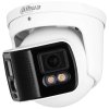 Dahua IPC panorama 8Mpix (2x4Mpix) 1/1.8"/ 25fps/ turret/ 4096x1800/ 180°/ WDR 140dB/ whiteLED40m/ mic/ AI analytiky