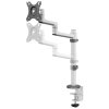 Neomounts DS60-425WH1 /Držák displeje/na stůl/17-27"/svorka+průchodka/3čepy/VESA 100X100/nosn.8kg/1 displej/bílý