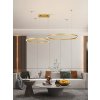 IMMAX NEO FINO NEW SMART závěsné svítidlo 2 kruhy, 60+80cm, 93W zlaté, Zigbee 3.0, TUYA