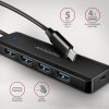 AXAGON cestovní hub USB-C / HUE-C1C / USB 3.2 Gen1 / 4x USB-A / 1x USB-C / 0,19m