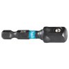 torzní adaptér 1/4" IMPACT BLACK, čtyřhran 3/8", 50mm