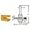 Kotoučová fréza složiskem stopka 8 mm,47,6x2x59 mm