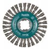 kotoučový kartáč z ocelového drátu-vlnitý drát průměr 0,5mm X-LOCK 115mm