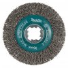 kotoučový kartáč z ocelového drátu-vlnitý drát průměr 0,3mm X-LOCK 115mm