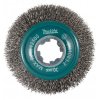 kotoučový kartáč z ocelového drátu-vlnitý drát  průměr 0,3mm X-LOCK 100mm