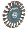 kartáč kotoučový 115mm, drát nerezový splétaný 0,5mm