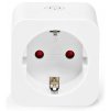 NEDIS Wi-Fi chytrá zásuvka/ měřič výkonu/ 16A/ typ F/ Android/ iOS/ Nedis® SmartLife/ sada 3 kusů/ bílá