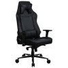AROZZI herní židle VERNAZZA XL SoftPU Pure Black/ povrch polyuretan/ černá