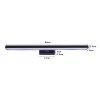 IMMAX NEO PINNA Smart nástěnné svítidlo 80cm 34W 2378lm černé Zigbee 3.0, TUYA