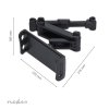 NEDIS držák tabletu do auta/ maximální velikost 12.5 "/ nastavitelný/ černý