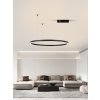 IMMAX NEO FINO NEW SMART závěsné svítidlo 1 kruh, 80cm, 60W, černé, Zigbee 3.0, TUYA