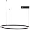IMMAX NEO FINO NEW SMART závěsné svítidlo 1 kruh, 80cm, 60W, černé, Zigbee 3.0, TUYA
