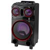 NEDIS párty reproduktor/ výkon 120 W/ Bluetooth/ doba přehrávání na baterie 6,5 hod/ držadlo/ párty osvětlení/ evkalizér
