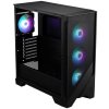 MSI skříň MAG FORGE 320R AIRFLOW/ bez zdroje/ levé temperované sklo/ 4x 120 mm A-RGB fan/ 2x USB3.2/ černá