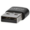 NEDIS adaptér USB/ konektory USB 2.0 A – USB-C zásuvka/ černý/ blistr