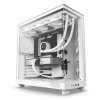 NZXT skříň H6 Flow dvoukomorová / MidT / 3x120mm fan / 2xUSB 3.2 / USB-C / prosklená bočnice i čelo / bílá