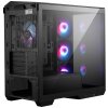 MSI skříň MAG PANO M100R PZ Black/ bez zdroje/ levé a přední sklo/ 4x 120 mm A-RGB fan/ 1x USB-C/ 1x USB3.2/ černá