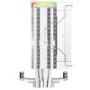 DEEPCOOL chladič AK400 Digital / 120mm fan / 4x heatpipes / PWM / pro Intel i AMD / bílý / digitální display