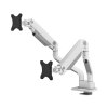 Neomounts DS70S-950WH2/Držák displeje/na stůl/17-35"/svorka+průch./VESA 100X100/nosn.2x18kg/plyn.píst/2 dis