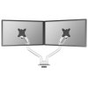 Neomounts DS70S-950WH2/Držák displeje/na stůl/17-35"/svorka+průch./VESA 100X100/nosn.2x18kg/plyn.píst/2 dis