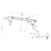 Neomounts DS75S-950WH2/Držák displeje/na stůl/17-27"/svorka+průch./VESA 100X100/nosn.2x8kg/plyn.píst/2 dis