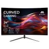 MISURA 24" LED P23MM24DFA01/ prohnutý/ VA/ 1920x1080 (FHD)/ 4000:1/ 1ms/ 300 cd/m2/ HDMI/ DP/ REPRO/ VESA 75x75/ černý