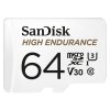 SanDisk High Endurance Video 64GB microSDXC / CL10 / UHS-3 V30 / vč. adaptéru