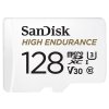 SanDisk High Endurance Video 128GB microSDXC / CL10 / UHS-3 V30 / vč. adaptéru