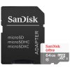 SanDisk Ultra 64GB microSDXC / CL10 UHS-I  / Rychlost až 100MB/s / vč. adaptéru