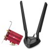 TP-Link Archer TXE75E AXE 5400 Síťová karta, WiFi 6E, Bluetooth 5.2, 574Mbps 2,4GHz/ 2402Mbps 5GHz/ 2402 6GHz, PCI-e