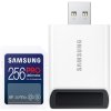 SAMSUNG PRO Ultimate SDXC 256GB + USB Adaptér / CL10 USH-I U3 / V30