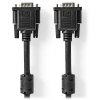 NEDIS kabel VGA (D-SUB)/ zástrčka VGA - zástrčka VGA/ černý/ bulk/ 10m