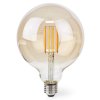 POŠKOZENÝ OBAL - NEDIS Wi-Fi chytrá LED žárovka s vláknem/ E27/ G125/ 7W/ 230V/ 806lm/ teplá bílá/ 1800 - 3000K/ stmívatelná