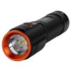 NEDIS LED svítilna/ napájení z baterie/ 3,7 V DC/ 20 W/ 2000 lm/ dosah 180 m/ černá