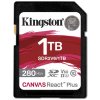 KINGSTON Canvas React Plus 1TB SDXC / UHS-II / U3 / V60 / 280R/100W / Full HD/4K