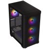 BitFenix skříň Graph ATX / 4x120 mm fan F-RGB / 2xUSB 3.0 / USB 2.0 / černá