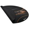 AROZZI Zona Floorpad Black Gold/ ochranná podložka na podlahu/ kulatá 121 cm průměr/ černozlatý design