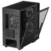 DEEPCOOL skříň CH360 Digital / mATX / 140mm +120 mm fan / USB 3.0 / USB-C /  mesh panel / prosklená bočnice / černá