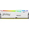 KINGSTON FURY Beast White RGB XMP 16GB DDR5 6000MT/s / CL30 / DIMM