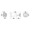 Uniarch by Uniview IP kamera/ IPC-B233-APF40W/ Bullet/ 3Mpx/ objektiv 4mm/ 1080p/ Dual color/ IP67/ IR50/ PoE/ Onvif