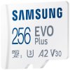 SAMSUNG EVO Plus 2024 MicroSDXC 256GB + SD Adaptér / CL10 UHS-I U3 / A2 / V30
