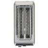NEDIS topinkovač/ 2 otvory/ 7 úrovní nastavení/ funkce rozmrazování/ hliník/ 1450 W/ stříbrný