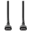 NEDIS kabel USB 2.0 kabel/ USB-C zástrčka - USB-C zástrčka/ 240 W/ černý/ bulk/ 2m