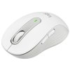 Logitech myš Signature M650 for Business/Kancelářská/Laserová/Pro praváky/4 000DPI/Bezdrátová USB + BT/ bílá