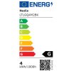 NEDIS LED lampička/ Qi nabíjení/ 15 W/ 100-240V/ přirozená, studená, teplá bílá/ stmívatelná/ 350lm/ 2700 - 6500K/ černá