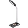 IMMAX LED stolní lampička GAMER RGB/ Qi nabíjení/ RGB/ 250lm/ 5V/2,1A/ USB výstup/ černá