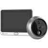 EZVIZ chytrý dveřní videotelefon DP2 2K/ Wi-Fi/ kamera 2304 x 1296/ H.265/ kukátko/ zvonek/ IR do 5m/ PIR/ LCD 4,3"